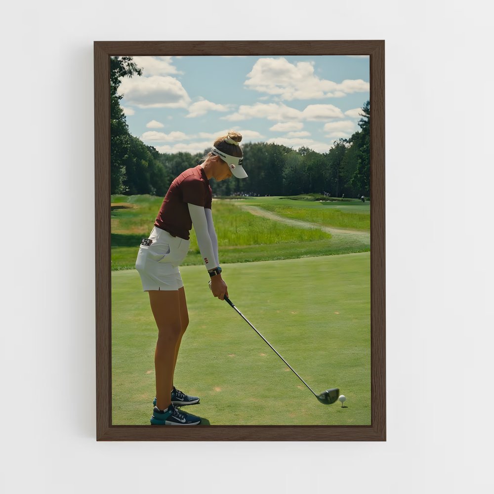 Poster Nelly korda parcours – affiche Golf (vue 5)